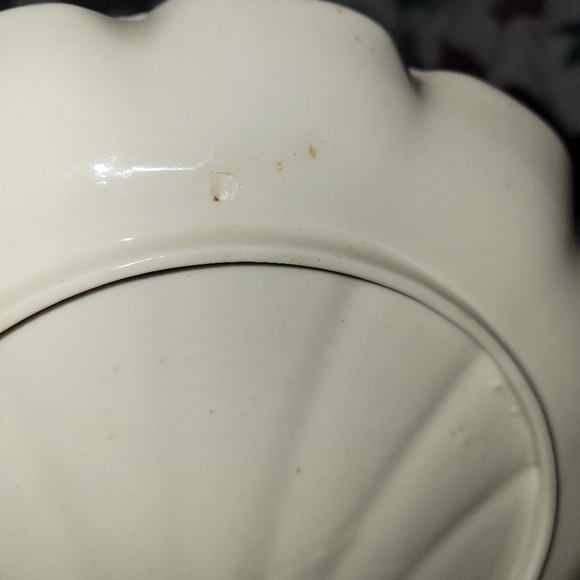 Vintage Blue Ridge Southern Potteries Flat Shell BonBon Dish Nove Rose Pattern - Picture 6 of 6